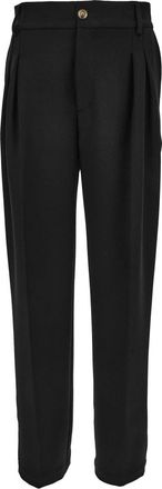 Versace Jeans Couture Broek - Dames - Straight fit broeken - Zwart - XS - Broeken