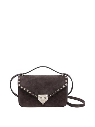 Valentino Garavani Small suede rockstud crossbody bag