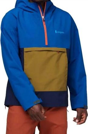 Cotopaxi Cielo Rain Anorak Jacket In Pacific