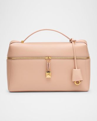 Loro Piana Extra Bag L27 Leather Saddle Bag