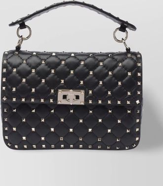 Valentino Garavani rockstud spike leather shoulder bag