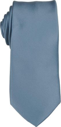 Brooklyn Brigade Mens Solid Satin Tie in Dusty Blue at Nordstrom