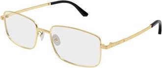 Cartier Santos Classic Optical Frame - Heren - Brillen - Geel - 56 MM - Accessoires