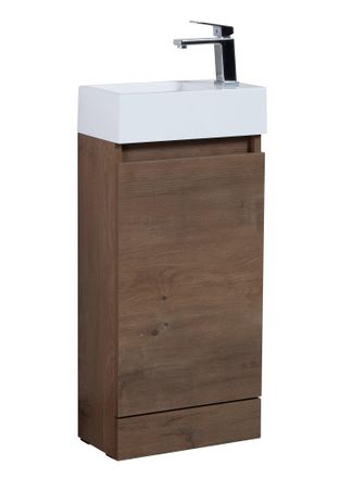 Badplaats Mueble Lavabo Para Aseo Peru 40 X 22 Cm - Roble Marr&oacute;n - Mueble