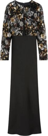 Max Mara Midi Jurken - Dames - Maxi kleedjes - Zwart - S - Kleedjes
