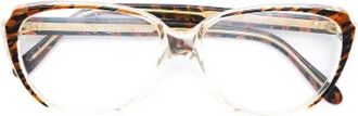 Saint Laurent Pre-owned Acetate sunglasses - Dames - Vintage Accessoires - Bruin - ONE Size - Vintage