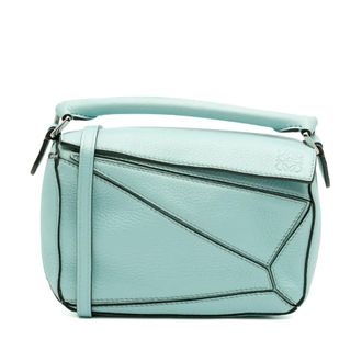 Loewe Pre-owned Loewe Mini Calfskin Puzzle Satchel Ladies 51949