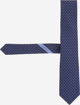 Ferragamo zijden stropdas met patroonontwerp