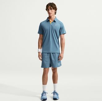 Nike Mens Court Advantage Dri-FIT Tennis Shorts in Blue | IM6082-438