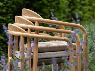 Bellagio la vita attrattiva Bellagio Berbaro/Santa Severina &oslash;180cm dining tuinset 7-delig stapelbaar