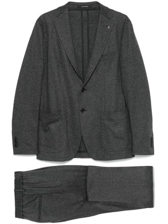 Tagliatore single-breasted suit - men - Wool/Polyamide/Other fibres/Cupro/Viscose/Modal/Cotton - 56 - Grey