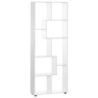 HOMCOM Tall Shelving Unit - White | TJ Hughes
