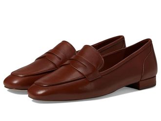 Cole Haan Tarese Soft Loafers Womens Flat Shoes Dark Cuoio Leather 1 : 7.5 B - Medium