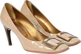 Roger Vivier Womens Patent Leather Trompette Pump (Authentic Pre-Loved)