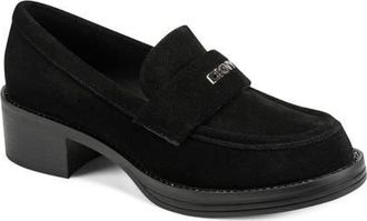DKNY Civelli Platform Loafer in Black at Nordstrom, Size 8.5