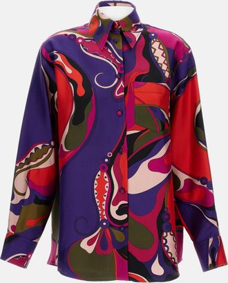 Pucci Multicolor Silk Shirt