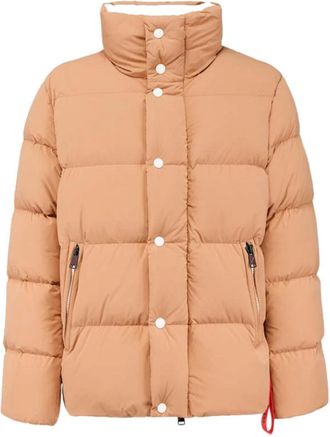 Afterlabel Korte Chamonix Donsjas - Heren - Gewatteerde jassen - Beige - S - Nylon - Jassen