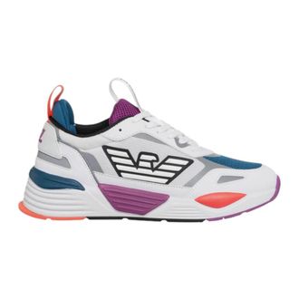 Emporio Armani Witte lage sneakers X8X070Xk 165U048 - Heren - Sneakers - Veelkleurig - 42 EU - Schoenen