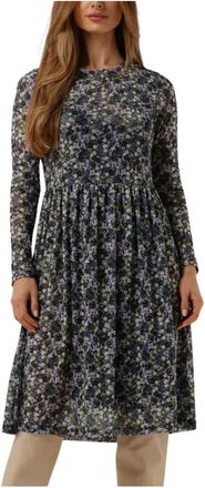 Lollys Laundry Lydia Midi Jurk - Dames - Casual kleedjes - Veelkleurig - M - Kleedjes