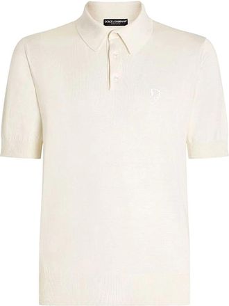 Dolce & Gabbana Polo - Heren - Polos - Wit - 2XL - Tops