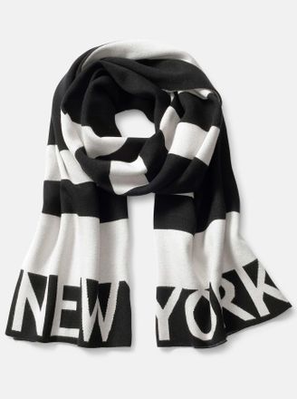 Heine Modeschal HEINE, Damen, schwarz-weiss (schwarz, wei&szlig;), Viskose, Modet&uuml;cher Modeschal