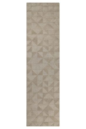 Wecon Home Alfombra beige arena dise&ntilde;o tufting a mano con relieve 80x230