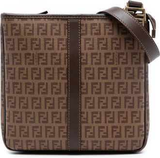 Fendi Pre-owned Fendi Zucchino Spalmati Crossbody Ladies SMDR9PAA3DU0OHQJ