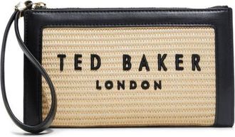 Ted Baker Naomi Wristlet in Natural/black at Nordstrom