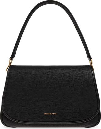 Michael Kors Tassen, Dames, Zwart, ONE Size, Leer, Holmes Messenger Bag