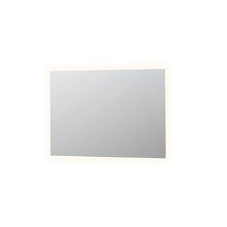 Bernacchini SP5 spiegel - 120x80 cm - indirecte LED rondom - instelbare lichtkleur, dimbaar - aluminium zilver