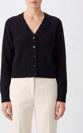 Allude Cardigan in cashmere con scollo a V e chiusura a bottoni