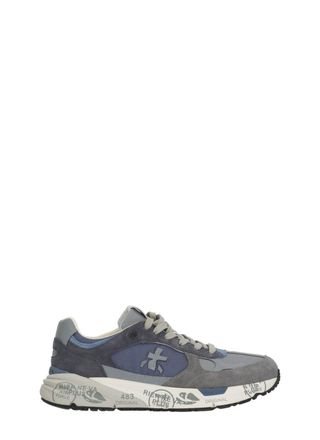 Premiata Blue Mase25 Suede Inserts Sneakers