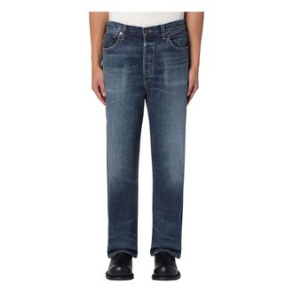 A Gold E Heren, Jeans, Blauw, Maat: W34 Denim
