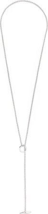 Tom Wood Robin L chain necklace - women - White Rhodium Plated Sterling Silver/Recycled Sterling Silver - One Size