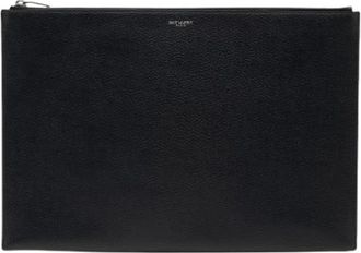 Saint Laurent Pre-owned Clutches, female, Black, Size: ONE SIZE Pre-owned Vintage Clutch