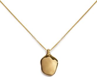 Monica Vinader Odyssey Locket Chain Necklace in 18K Gold Vermeil at Nordstrom