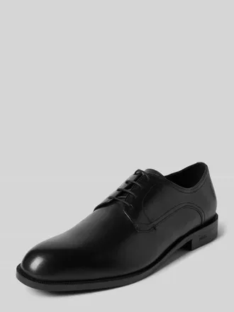 HUGO BOSS Schnürschuhe aus Leder Modell TAYIL in Black, Größe 40