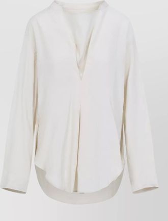 STUDIO NICHOLSON draped neck shirt