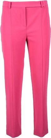 Patrizia Pepe Elegante Stretch Broek - Dames - Slim Fit Broeken - Roze - S - Polyester - Broeken