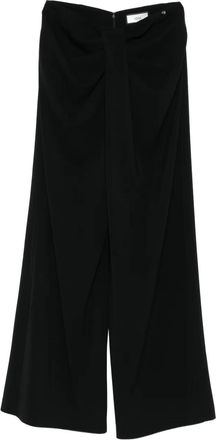 Nissa Pantaloni drappeggiati - Nero