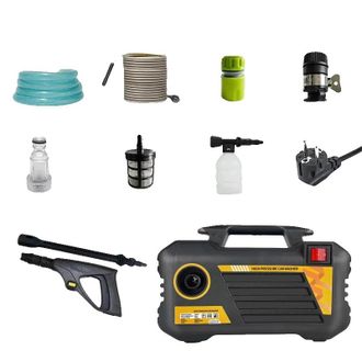 OEM Limpiadora De Alta Presi&oacute;n, 3 Modos De Pulverizaci&oacute;n, Dise&ntilde;o Ergon&oacute;mico, Color Naranja