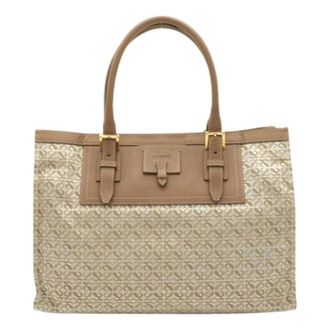 Loewe Pre-owned Shoulder Tote Bag - Dames - Pre-owned - Beige - Maat: ONE Size Leer