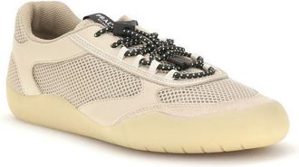 Prada Mens Beige Polyester Athletic Sneakers