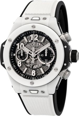 Hublot Big Bang Unico White Ceramic Chronograph Automatic Mens Watch 421.HX.1171.RX