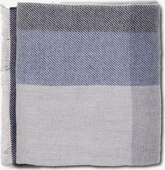 Brunello Cucinelli Karierter Schal aus Wolle und Kaschmir