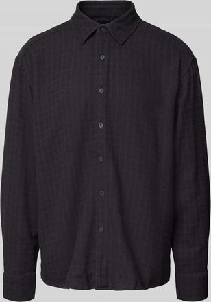 Only & Sons Regular Fit Freizeithemd aus Viskose-Mix mit Leinen-Anteil Modell LATHAM in Marine, Größe XL