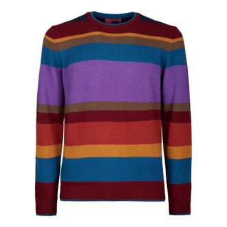 Gallo Gallo, Truien & Vesten, Heren, Veelkleurig, S, Wol, Trui met ronde hals