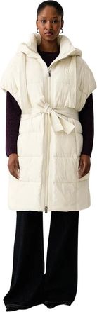 Pinko Chaleco acolchado largo hasta la rodilla - Jackets - Mujer - Beige - M
