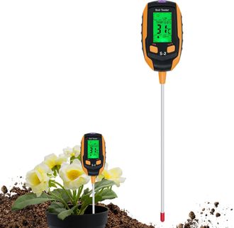 OEM Medidor De Ph 5 En 1 Con Medici&oacute;n De Ph/temperatura/humedad/luz/humedad Ambiental Para Jardiner&iacute;a, Cuidado Del C&eacute;sped, Agricultura Y Plantas De Exteri