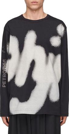 Yohji Yamamoto Mercedes - AMG Petronas Formula 1 Team Yohji Graphic Long Sleeve Tee in Black at Nordstrom, Size Xx-Large
